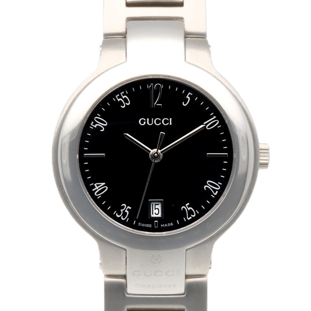 Gucci watch, stainless steel 8900M quartz men's pre-owned.